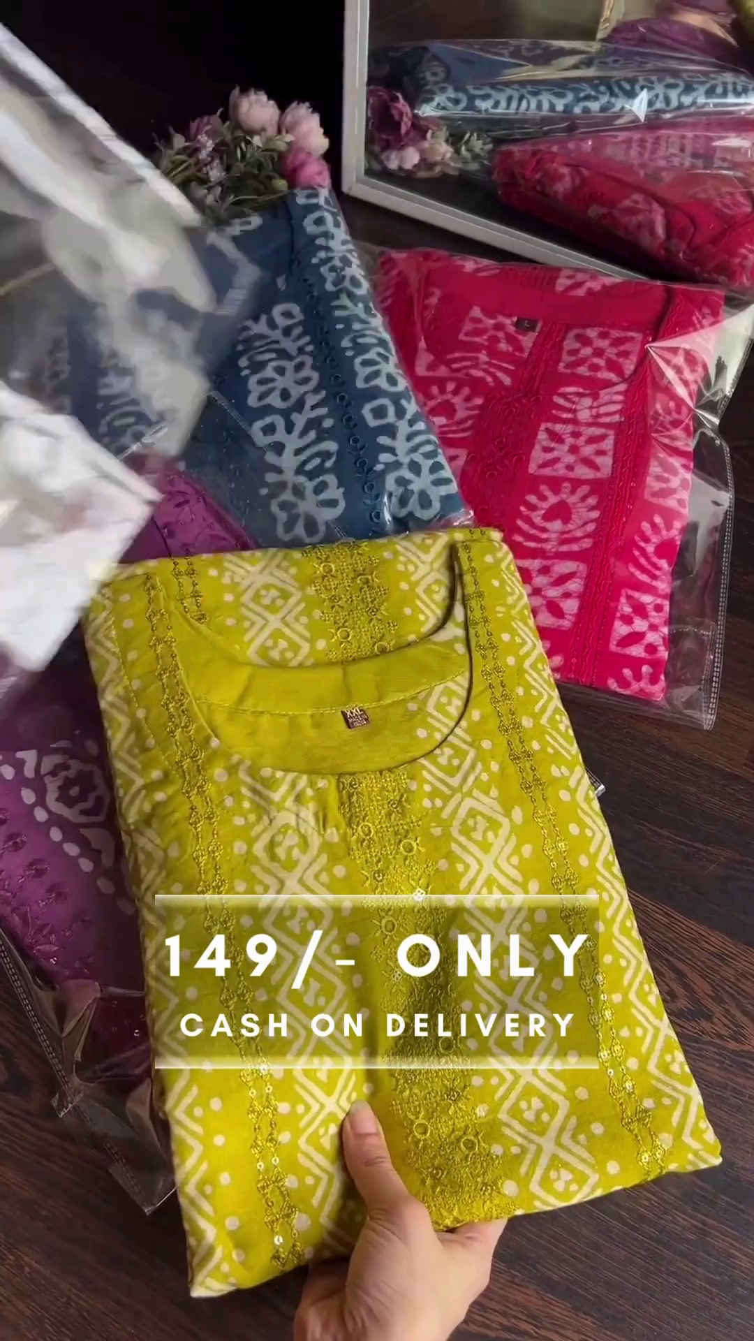 Pure Cotton Salwar Suit Material Printed - Image 2