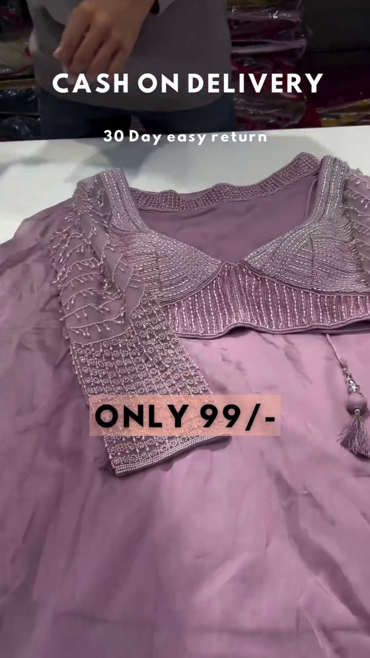 Kitty Party Catalog Fancy Designer Ready Made Dress - Image 3